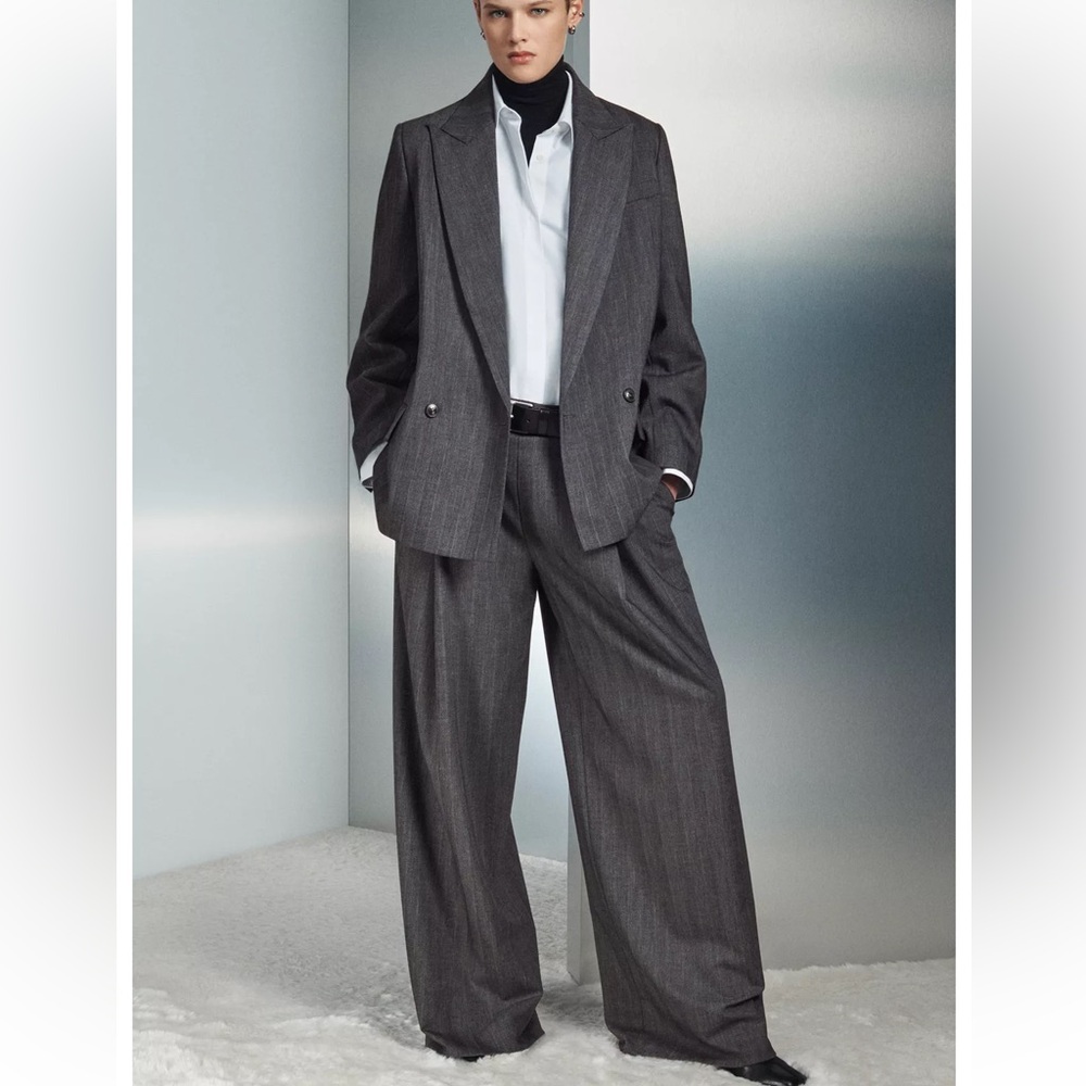 Classic Gray pinstripes women’s pants